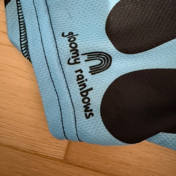 Gloomy Rainbows Art Jersey Tee Pink Blue Regular Fit - Picture 8 of 8